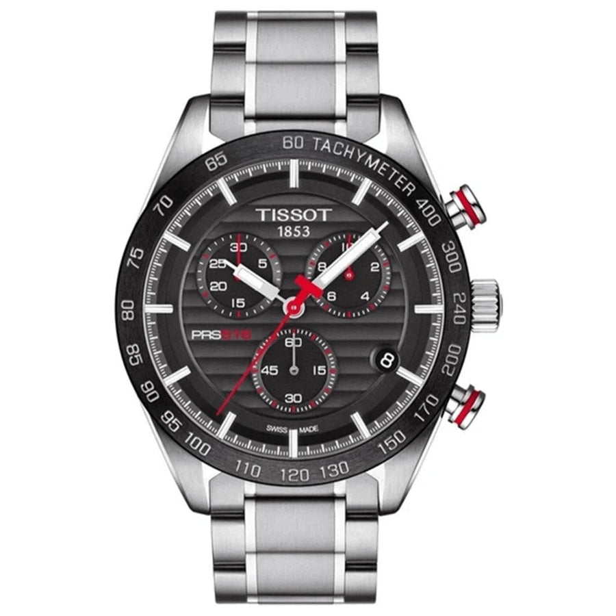 Reloj Tissot Cronógrafo de Hombre Prs 516 Acero Rojo T1004171105101