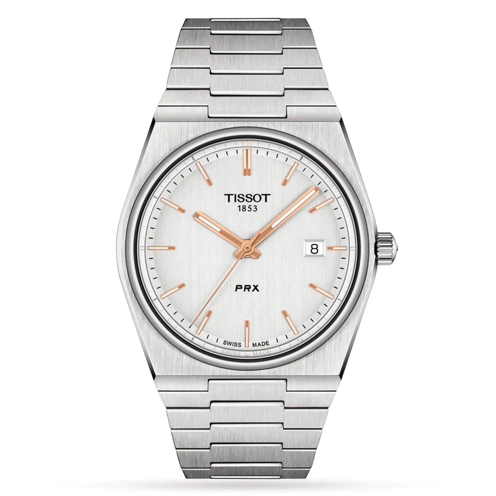 Tissot Mens Watch Prx Rose Gold T1374101103100