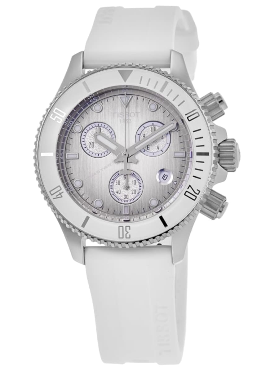 Tissot Seastar 1000 Cuarzo Cronógrafo 38mm Blanco T120.217.17.011.00
