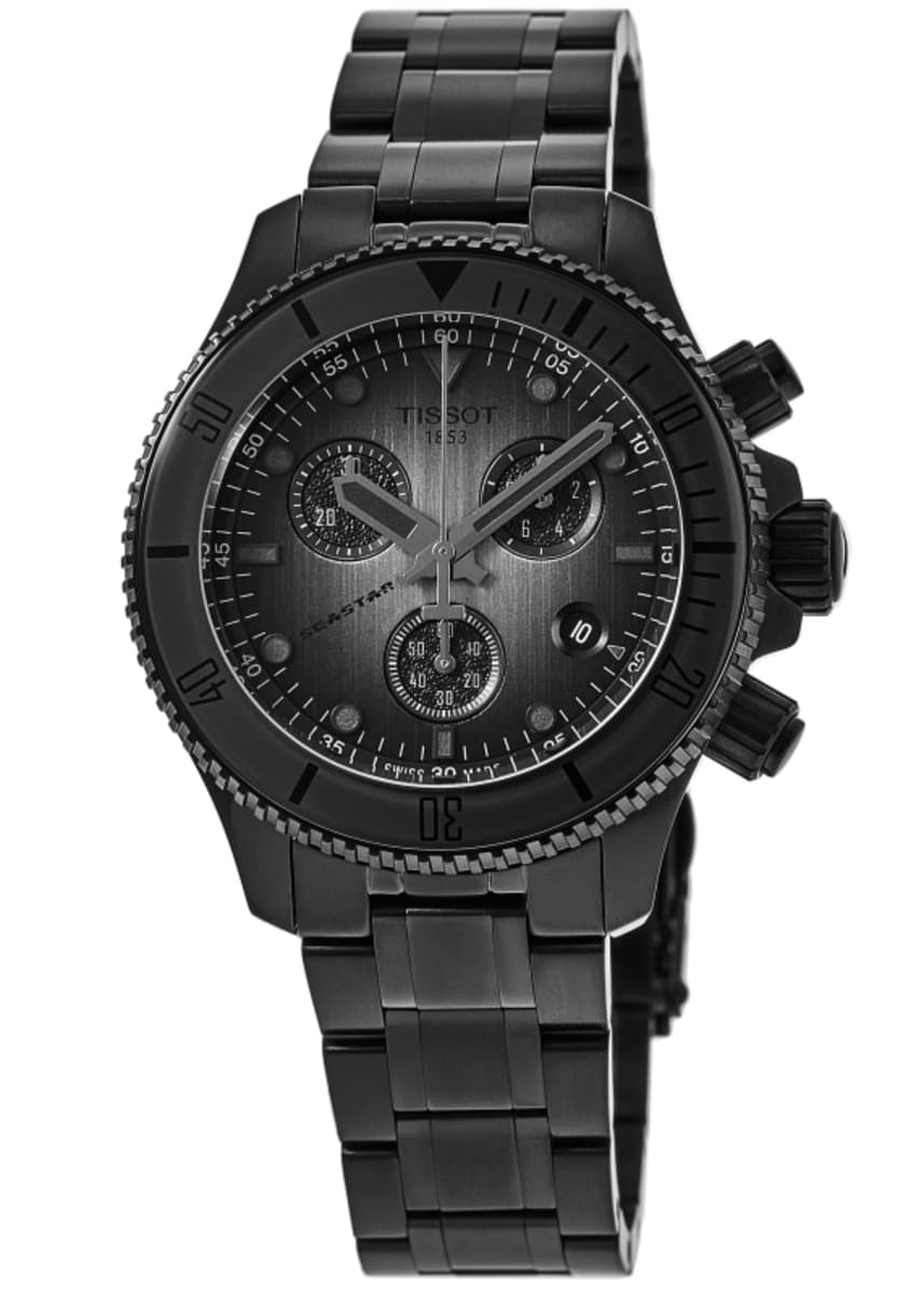 Tissot Seastar 1000 Cronógrafo de Cuarzo 38mm PVD Negro T120.217.33.061.00