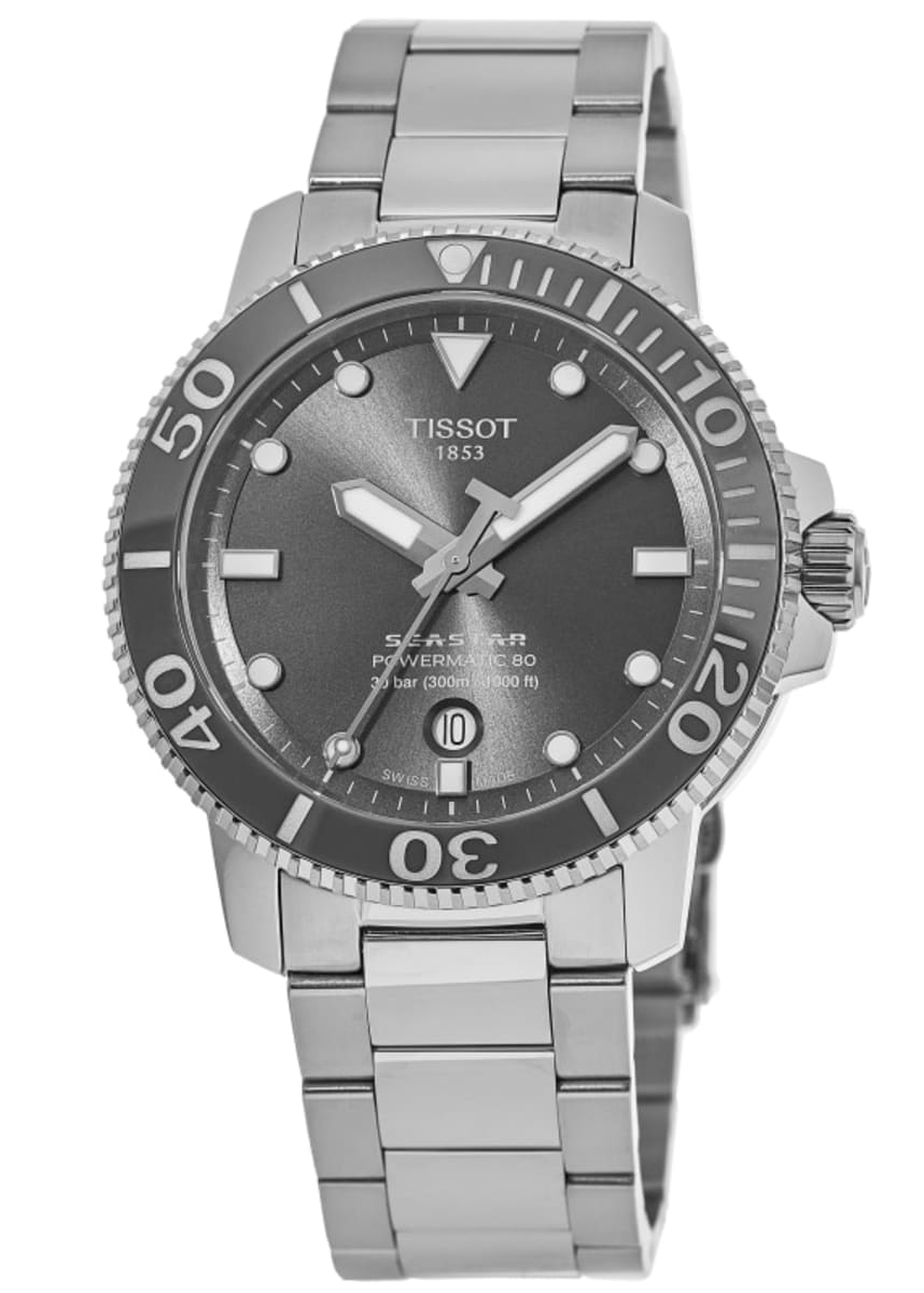 Tissot Seastar 1000 Powermatic 80 Esfera Gris T120.407.11.081.01