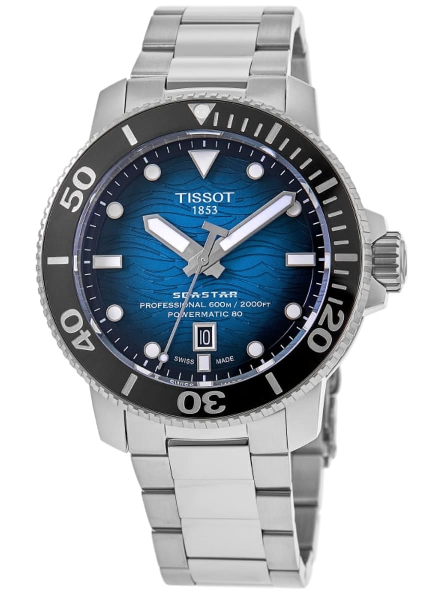 Tissot Seastar 2000 Professional Powermatic 80 Azul-Negro T120.607.11.041.01