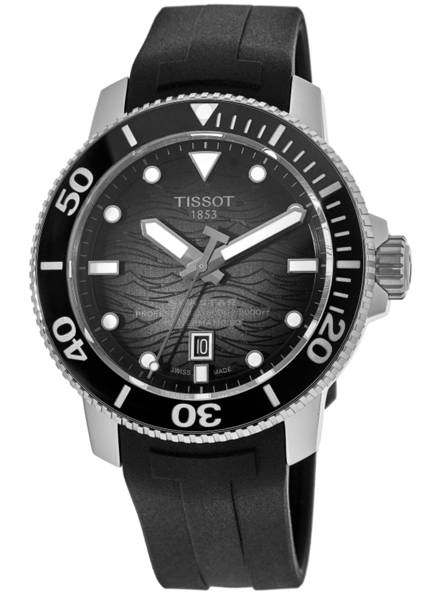 Tissot Seastar 2000 Professional Powermatic 80 Caucho Negro T120.607.17.441.00