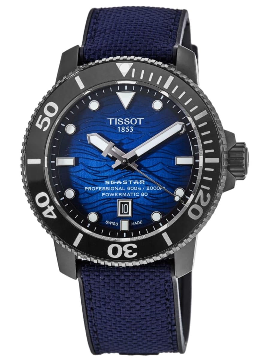 Tissot Seastar 2000 Professional Powermatic 80 PVD Azul T120.607.37.041.00