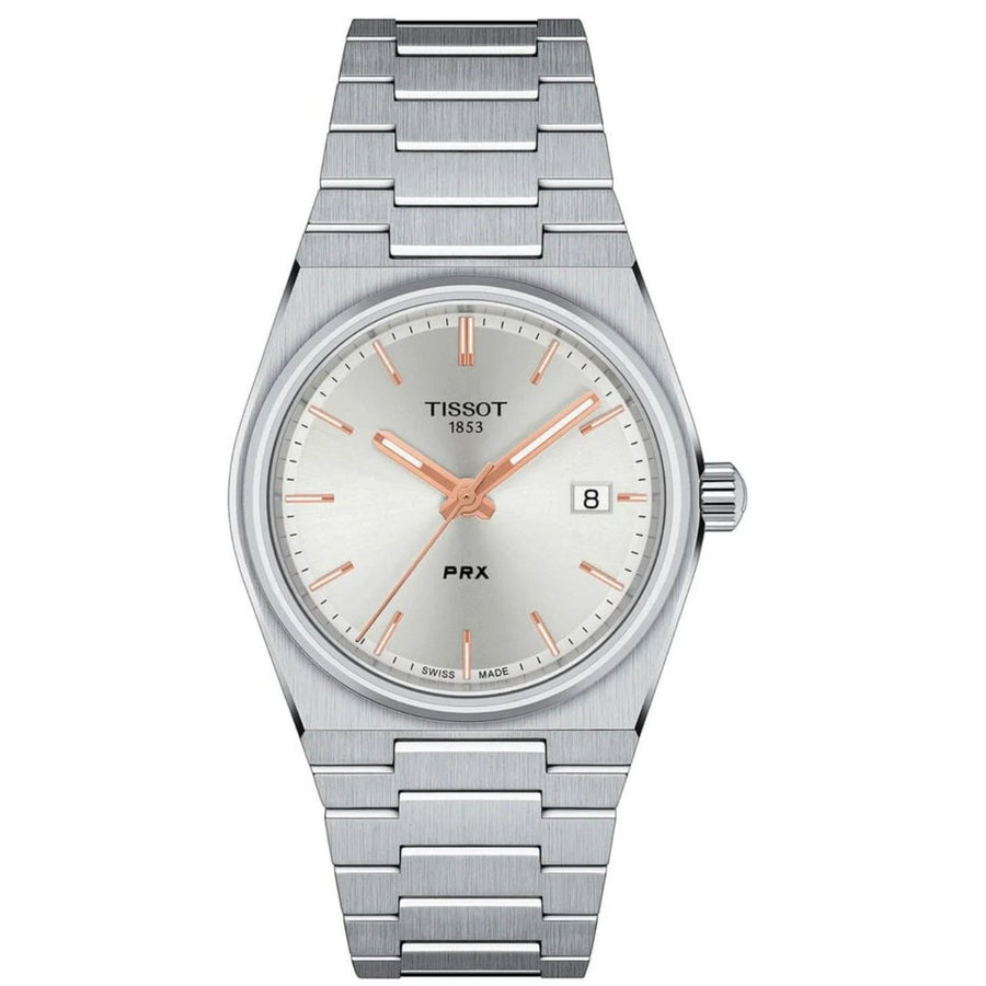 Reloj de Hombre Tissot Prx Blanco Cuarzo Rosa T137 210 11 031 00